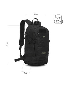 Тактическа раница BLACK COBRA 25L NILS CAMP
