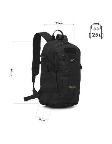 Тактическа раница BLACK COBRA 25L NILS CAMP