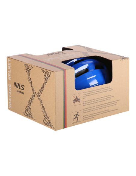 ДЕТСКА КАСКА NILS EXTREME, СИНЯ, РАЗМЕР S (48-52 СМ)