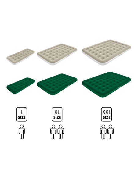 Боен матрак 191 х 73 х 22 см бежов Nils Camp
