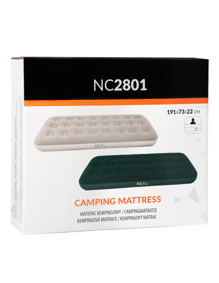 Боен матрак 191 х 73 х 22 см бежов Nils Camp