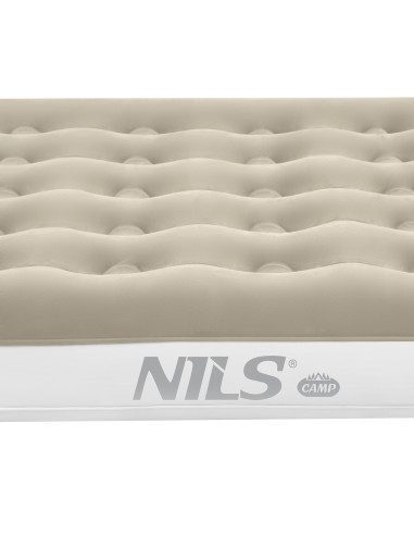 КЕМПИНГ МАТРАК 191Х137Х22 СМ БЕЖОВ NILS CAMP