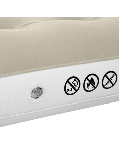 КЕМПИНГ МАТРАК 191Х137Х22 СМ БЕЖОВ NILS CAMP 2