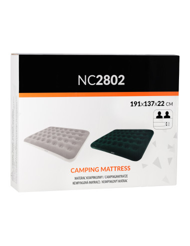 КЕМПИНГ МАТРАК 191Х137Х22 СМ БЕЖОВ NILS CAMP