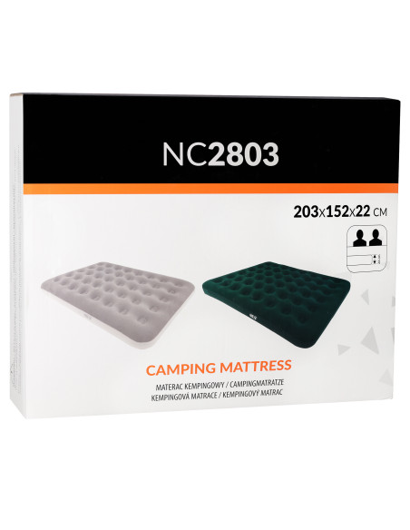 Къмпинг матрак 203 х 152 х 22 см зелен Nils Camp