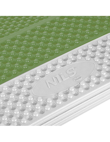 СГЪВАЕМА ТУРИСТИЧЕСКА ПОСТИЛКА С АЛУМИНИЕВ КАНТ + XPE 195 СМ ЗЕЛЕН NILS CAMP