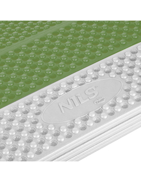 СГЪВАЕМА ТУРИСТИЧЕСКА ПОСТИЛКА С АЛУМИНИЕВ КАНТ + XPE 195 СМ ЗЕЛЕН NILS CAMP