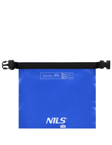 СГЪВАЕМА ТУРИСТИЧЕСКА ПОСТИЛКА С АЛУМИНИЕВ КАНТ + XPE 195 СМ СИН NILS CAMP