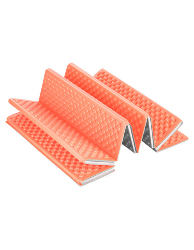 СГЪВАЕМА ТУРИСТИЧЕСКА ПОСТИЛКА С АЛУМИНИЕВ КАНТ + XPE 195 СМ ОРАНЖЕВА NILS CAMP