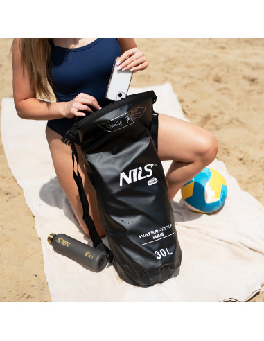 СГЪВАЕМА ТУРИСТИЧЕСКА ПОСТИЛКА С АЛУМИНИЕВ КАНТ + XPE 195 СМ ЧЕРНА NILS CAMP