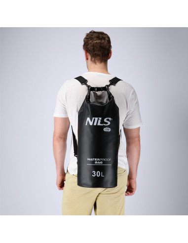 СГЪВАЕМА ТУРИСТИЧЕСКА ПОСТИЛКА С АЛУМИНИЕВ КАНТ + XPE 195 СМ ЧЕРНА NILS CAMP