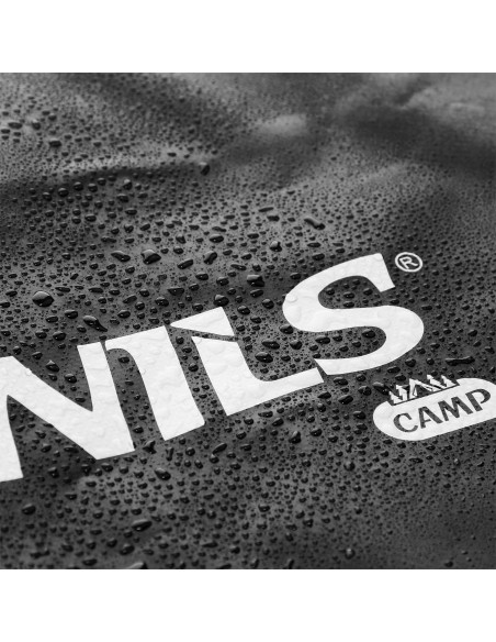 СГЪВАЕМА ТУРИСТИЧЕСКА ПОСТИЛКА С АЛУМИНИЕВ КАНТ + XPE 195 СМ ЧЕРНА NILS CAMP