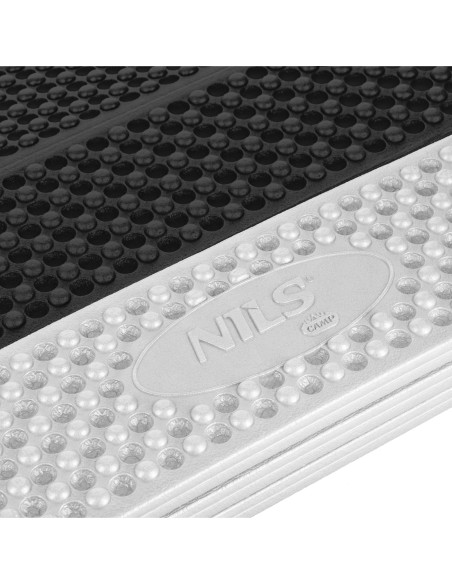 СГЪВАЕМА ТУРИСТИЧЕСКА ПОСТИЛКА С АЛУМИНИЕВ КАНТ + XPE 195 СМ ЧЕРНА NILS CAMP