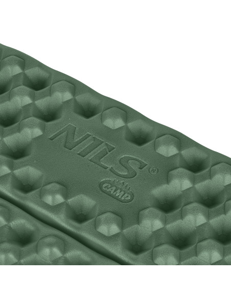 КЪМПИНГ ПОСТИЛКА ЗА СЕДАЛКА С АЛУМИНИЕВИ РЪБОВЕ + IXPE 40 СМ ЗЕЛЕНА NILS CAMP
