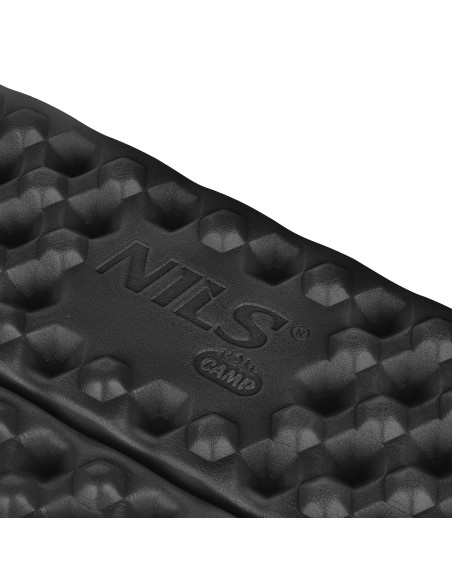 КЪМПИНГ ПОСТИЛКА ЗА СЕДАЛКА С АЛУМИНИЕВИ РЪБОВЕ + IXPE 40 СМ ЧЕРНА NILS CAMP