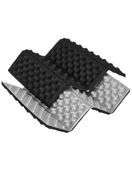 КЪМПИНГ ПОСТИЛКА ЗА СЕДАЛКА С АЛУМИНИЕВИ РЪБОВЕ + IXPE 40 СМ ЧЕРНА NILS CAMP