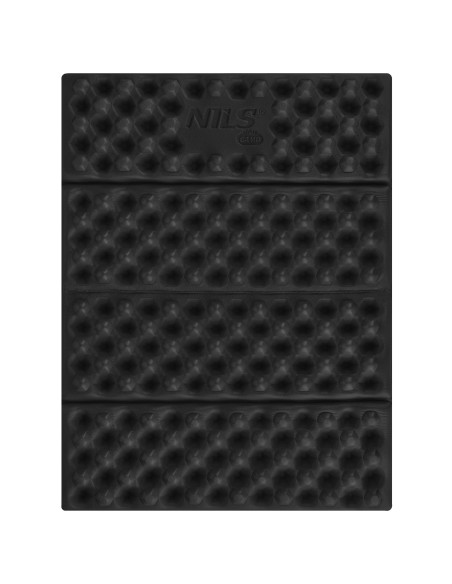 КЪМПИНГ ПОСТИЛКА ЗА СЕДАЛКА С АЛУМИНИЕВИ РЪБОВЕ + IXPE 40 СМ ЧЕРНА NILS CAMP