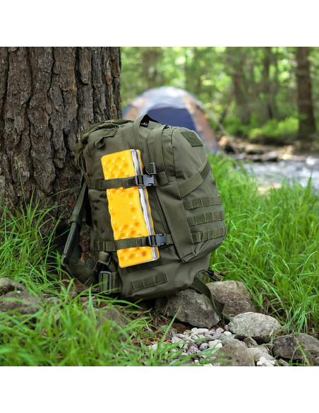 КЪМПИНГ ПОСТИЛКА ЗА СЕДАЛКА С АЛУМИНИЕВИ РЪБОВЕ + IXPE 40 СМ ЖЪЛТА NILS CAMP