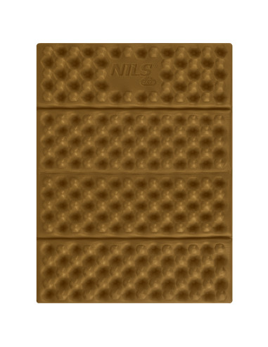 КЪМПИНГ ПОСТИЛКА ЗА СЕДАЛКА С АЛУМИНИЕВИ РЪБОВЕ + IXPE 40 СМ КАФЯВО NILS CAMP