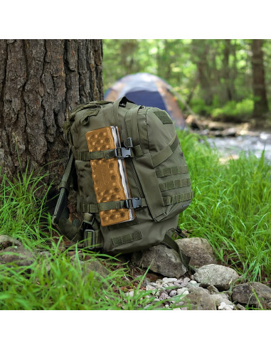 КЪМПИНГ ПОСТИЛКА ЗА СЕДАЛКА С АЛУМИНИЕВИ РЪБОВЕ + IXPE 40 СМ КАФЯВО NILS CAMP