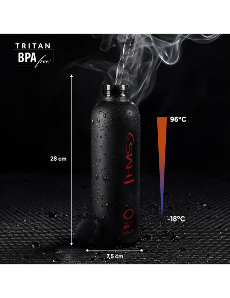 ЧЕРНА БУТИЛКА ЗА ПИЕНЕ HMS ОТ TRITAN