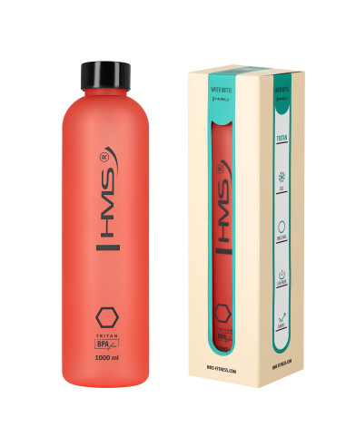 БУТИЛКА ЗА ПИЕНЕ HMS ОТ ТРИТАН ЧЕРВЕН