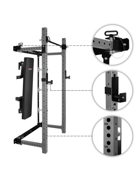 СТЕННА ЗАХРАНВАЩА СТОЙКА СИВА HMS