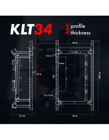 СТЕННА ЗАХРАНВАЩА СТОЙКА ЧЕРВЕНА HMS