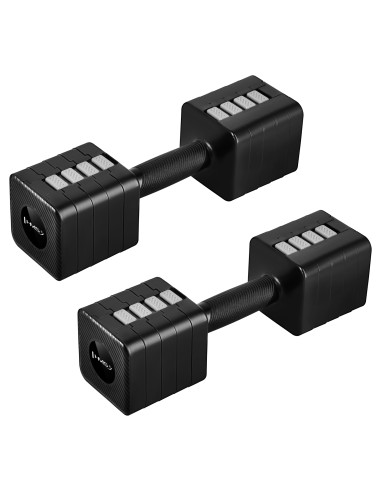 РЕГУЛИРУЕМИ ДЪРБЕЛИ ЧЕРНИ 2 × 5 КГ HMS