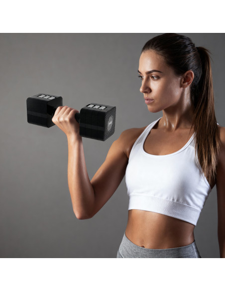 РЕГУЛИРУЕМИ ДЪРБЕЛИ ЧЕРНИ 2 × 5 КГ HMS