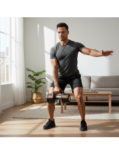 Регулируема многофункционална щанга 3 в 1 с функция за пудовка и лицеви опори HMS