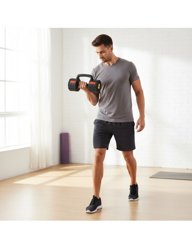 Регулируема многофункционална щанга 3 в 1 с функция за пудовка и лицеви опори HMS