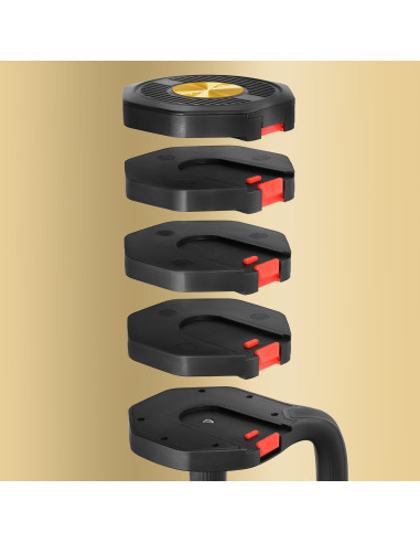 Регулируема многофункционална щанга 3 в 1 с функция за пудовка и лицеви опори HMS