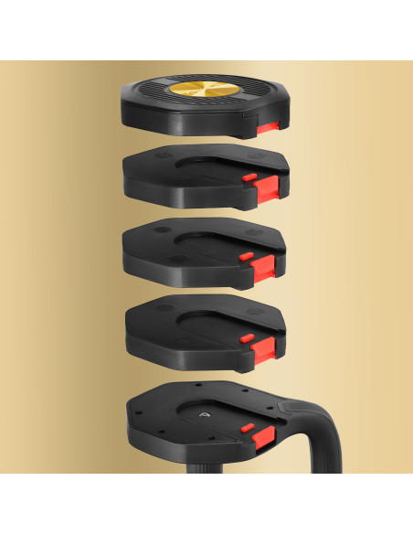 Регулируема многофункционална щанга 3 в 1 с функция за пудовка и лицеви опори HMS