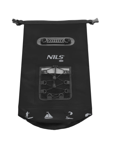 Водоустойчива раница 25 л черна Nils Camp