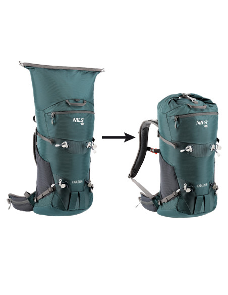 ТРЕКИНГ РАНИЦА ЗЕЛЕНА KJOLEN 40L NILS CAMP