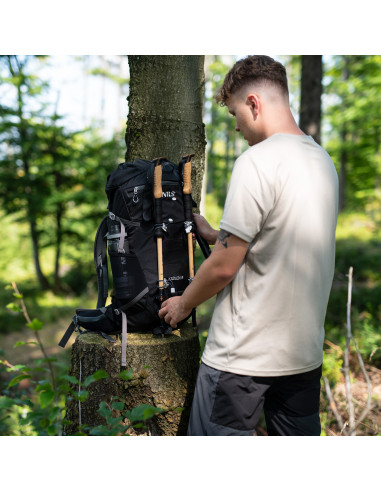 ТРЕКИНГ РАНИЦА ЧЕРНА KJOLEN 40L NILS CAMP