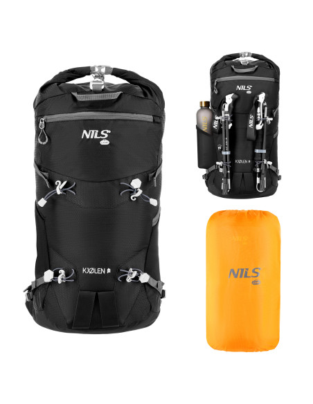 ТРЕКИНГ РАНИЦА ЧЕРНА KJOLEN 40L NILS CAMP
