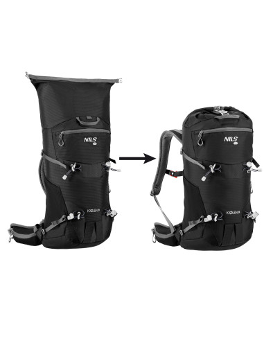 ТРЕКИНГ РАНИЦА ЧЕРНА KJOLEN 40L NILS CAMP