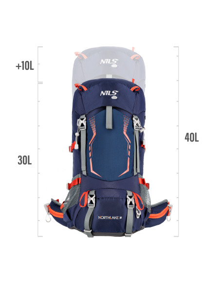 ТРЕКИНГ РАНИЦА ТЪМНОСИНЯ NORTHLAKE 30Л+10 NILS CAMP