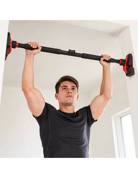 Опъваща се щанга за рамка на вратата с тройна стабилизация HMS
