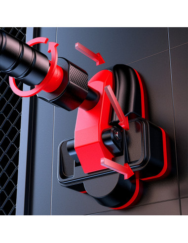 Опъваща се щанга за рамка на вратата с четворна стабилизация HMS