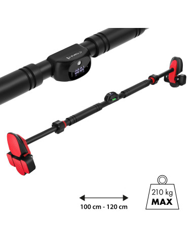 Опъваща се щанга за рамка на вратата с четворна стабилизация HMS