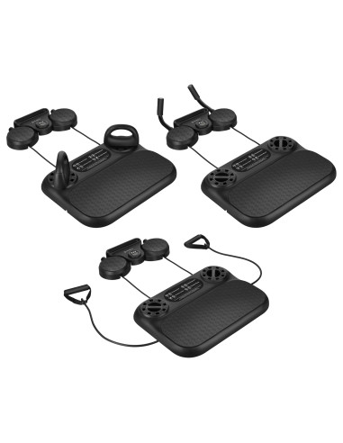 Многофункционална дъска за лицеви опори и планк с ластици за съпротивление HMS