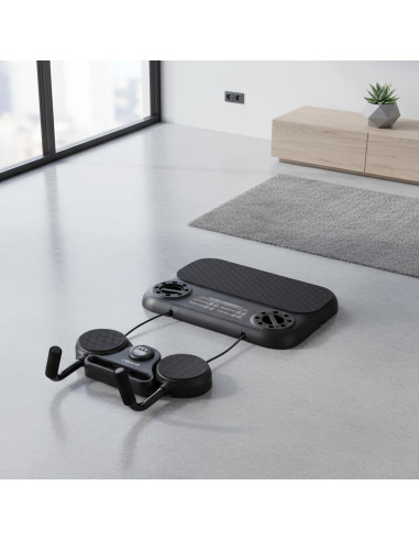 Многофункционална дъска за лицеви опори и планк с ластици за съпротивление HMS