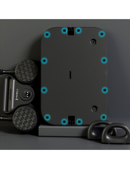 Многофункционална дъска за лицеви опори и планк с ластици за съпротивление HMS