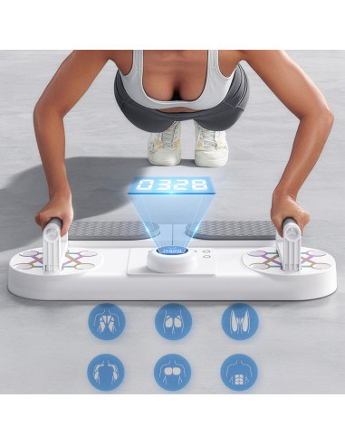 Многофункционална дъска за лицеви опори с брояч за повторения HMS