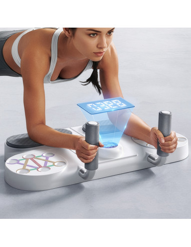 Многофункционална дъска за лицеви опори с брояч за повторения HMS