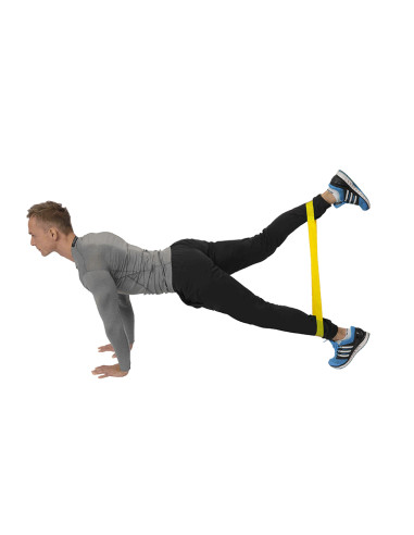 Гума за упражнения HMS GU04 ЖЪЛТА 0.4 x 50 x 500 MM 17-33-010