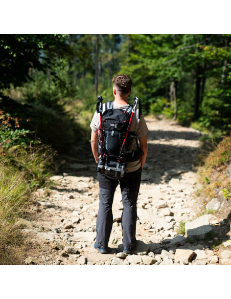 ТРЕКИНГ РАНИЦА ЧЕРНА NORTHLAKE 30L+10 NILS CAMP